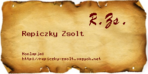 Repiczky Zsolt névjegykártya
